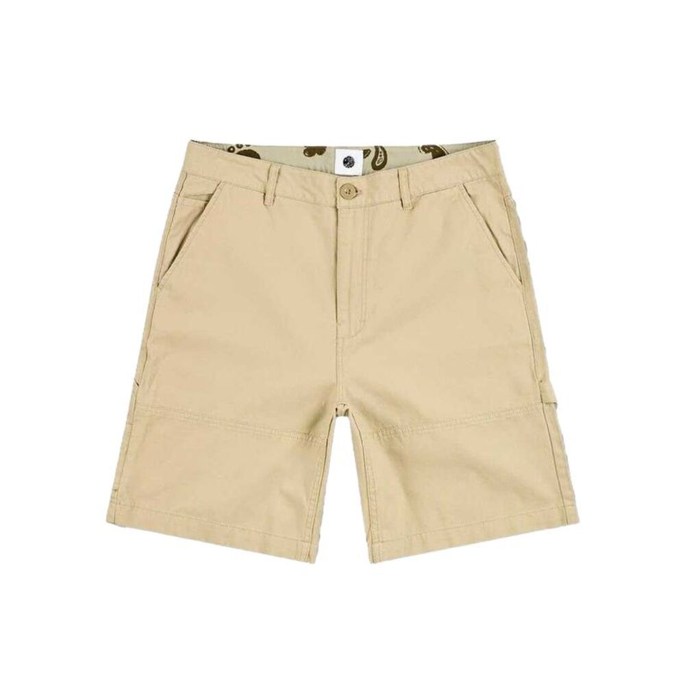 Pretty Green Mens Stamford Cargo Shorts / Taupe